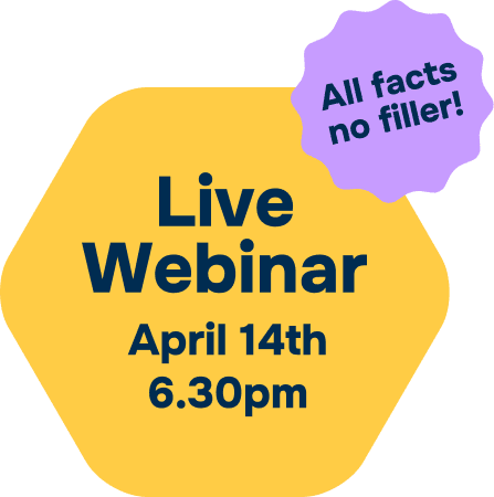 Live Webinar April 14th - 6.30pm